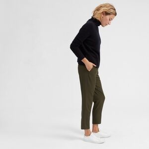 Everlane Italian GoWeave Easy Pant Green | Size 4